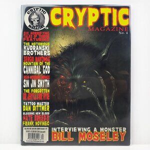 Cryptic Magazine Horror Bill Moseley Monsters Comics No. 4 Issue 2007